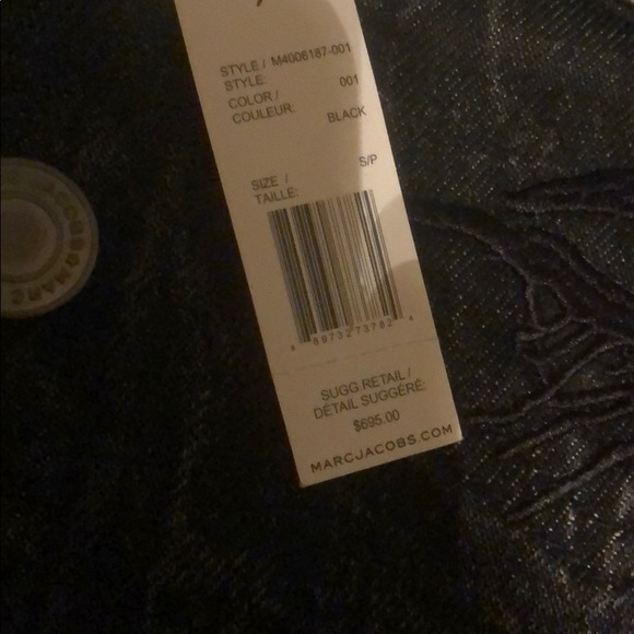 Marc Jacobs Dark Denim Patch Jacket - Picture 7 of 8